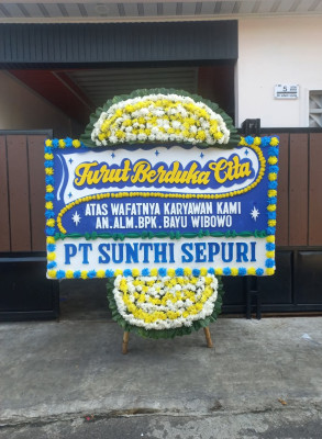 Papan Bunga Duka di Cilandak Barat